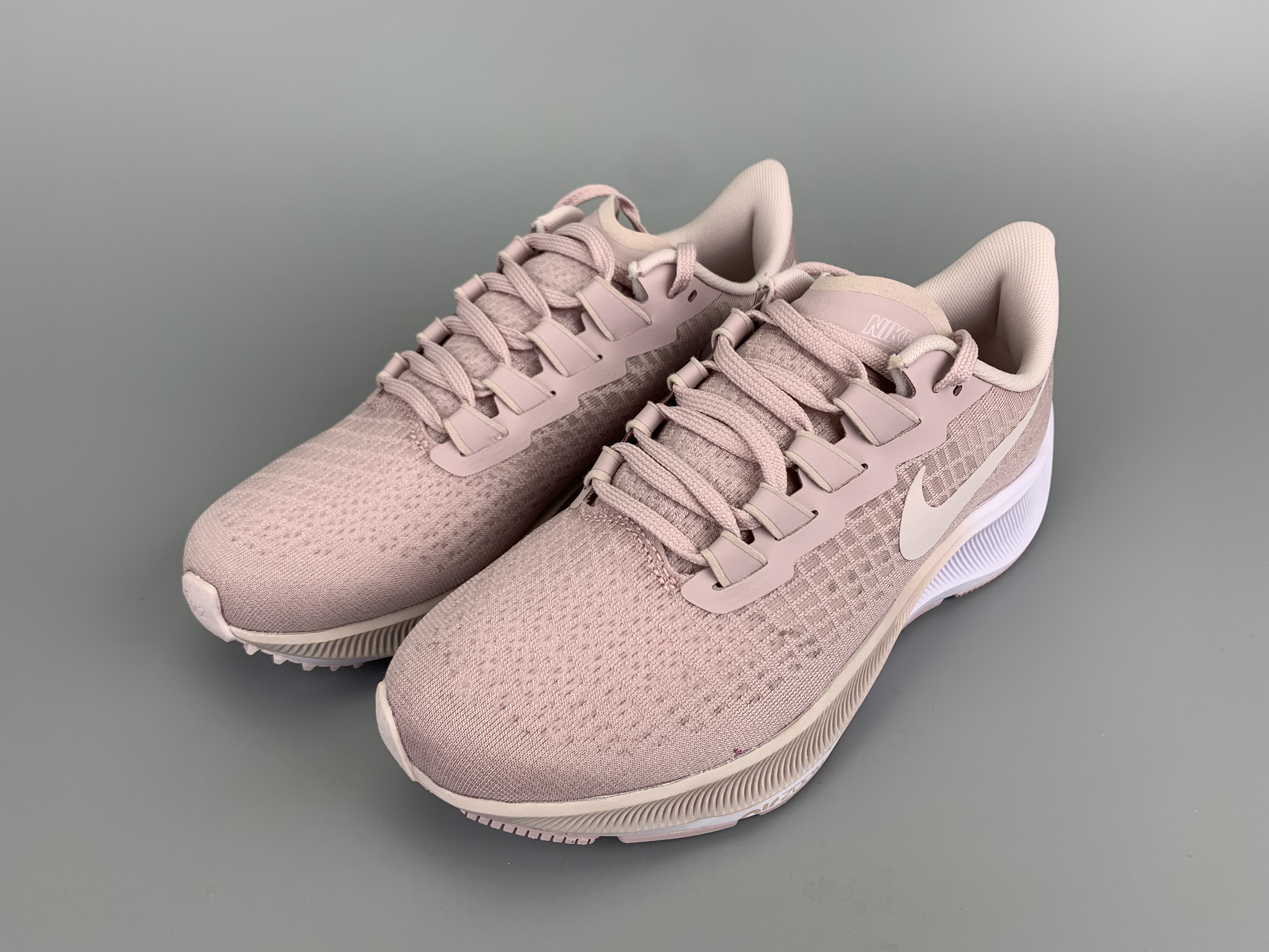 Women Nike Zoom Pegasus 37 Pink White Shoes - Click Image to Close